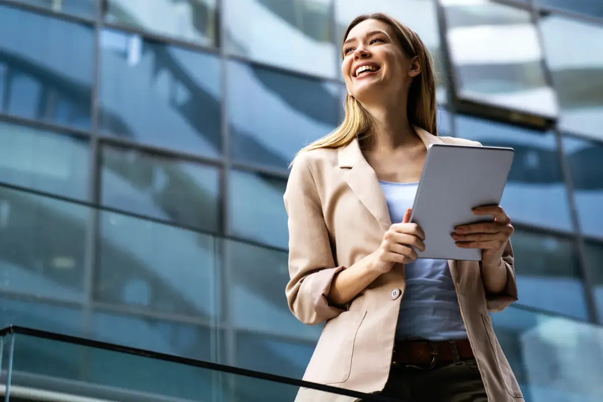 Business professional managing Business Entity Identifier BEI number and company identifier registration for business identification code compliance