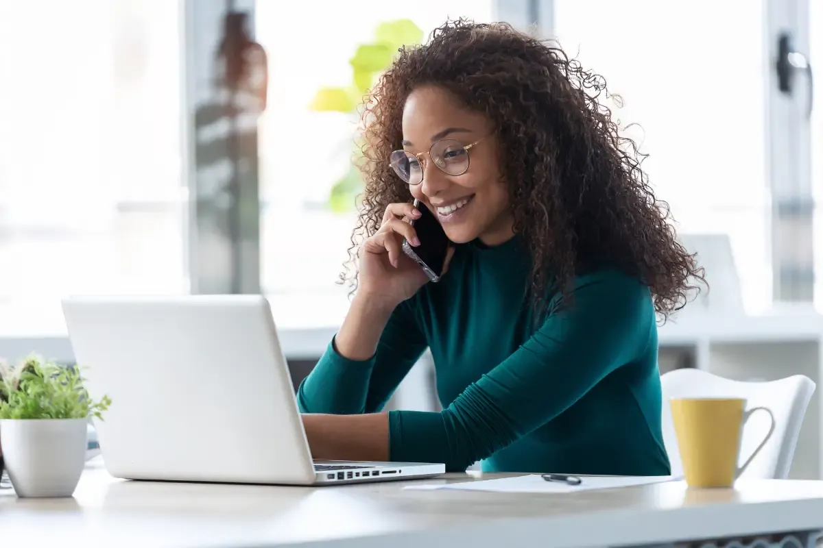Business owner contacting state agency about foreign qualification requirements and out-of-state business registration compliance