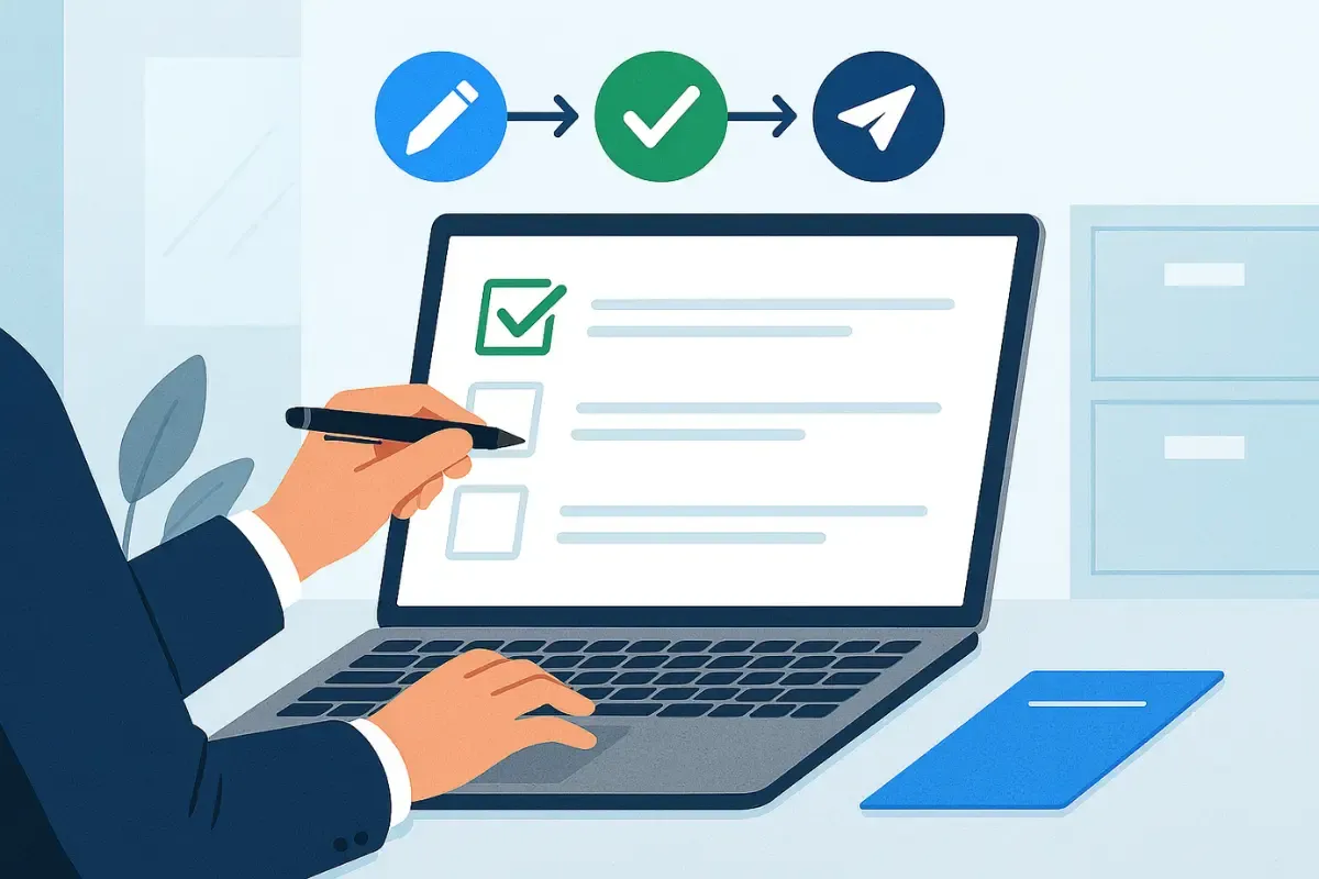 Online certificate of amendment filing process showing business amendment form completion and submission steps