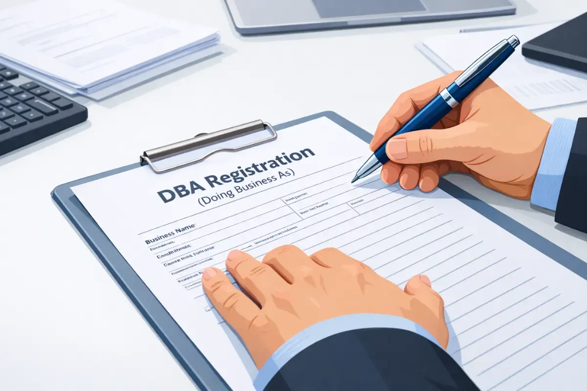 how-to-file-a-dba.webp How to file a DBA registration form showing DBA filing process and doing business as name filing application with business information requirements.