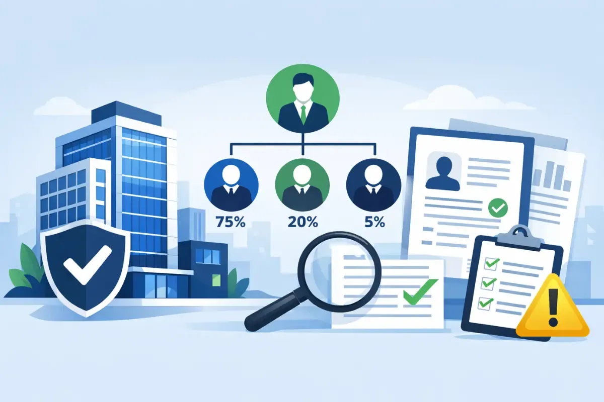 impact-of-beneficial-ownership-reporting-rules.webp Impact of beneficial ownership reporting rules on LLCs showing ownership structure verification and how to report LLC beneficial owners to FinCEN