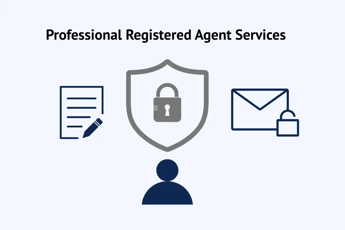 professional-registered-agent-service.webp Professional registered agent services showing document handling privacy protection and secure communication for business legal compliance requirements.