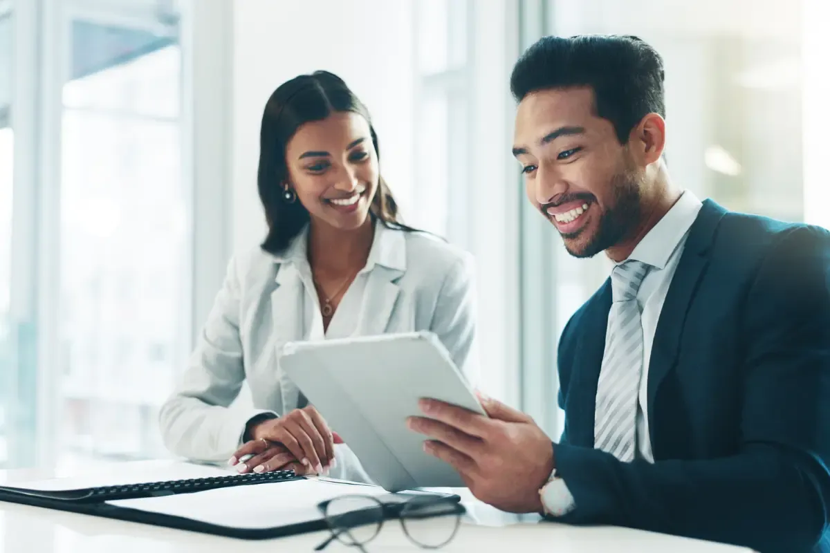 reinstate-a-dissolved-business-img.webp Business professionals consulting on dissolved business reinstatement process and compliance requirements to restore good standing with state authorities.